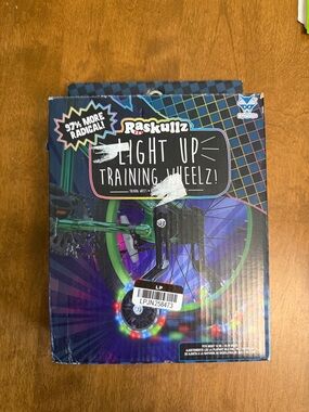 RASKULLZ Light Up Training Wheels Bike Accessory